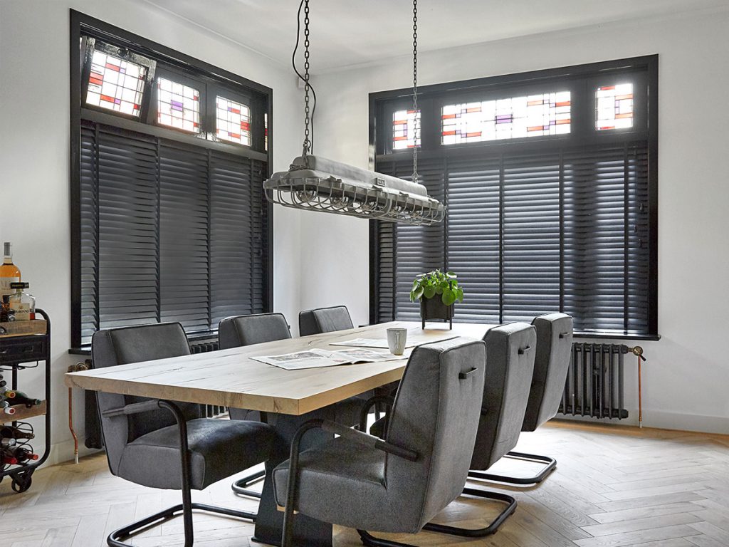 SmartPrivacy® Normandy® Wood Blinds