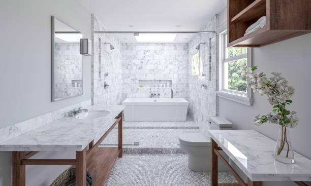 Bathroom natural stone | Metro Flooring & Design